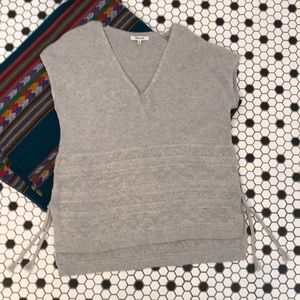 Light gray Madewell poncho